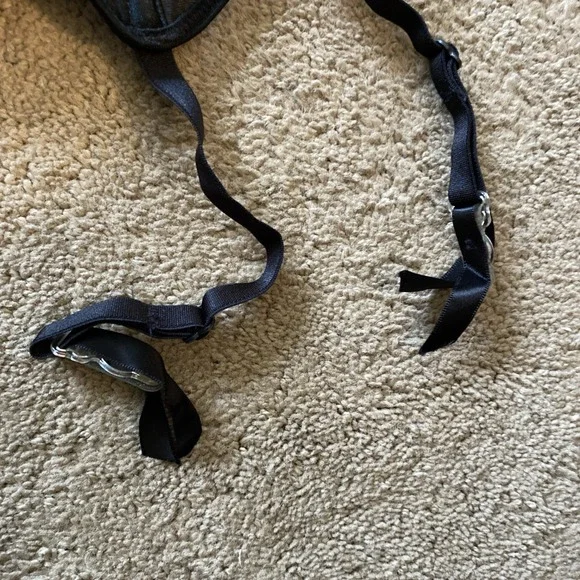 VINTAGE VAN RAALTE BLACK SHEER BUSTIER CORSET WITH GARTERS SIZE 34B - Picture 5 of 15